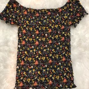 Off the Shoulder Floral Top